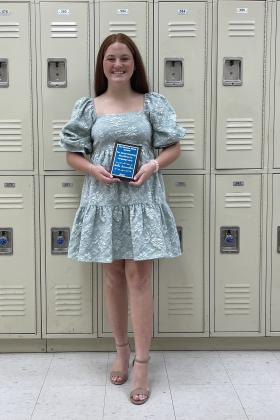 St. Edmund School held its Eighth Grade Graduation and Junior High Awards Ceremony on May 31. The Eunice News Language Arts Award recipient was Stella Summerlin (Submitted photos)