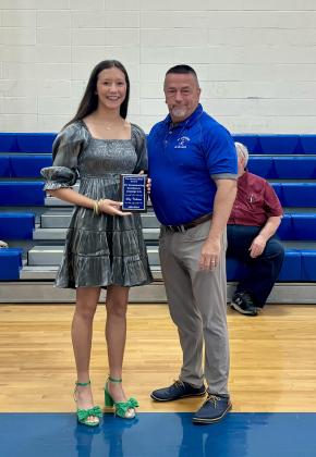 The Eunice News Language Arts Award went to Lily Vidrine.