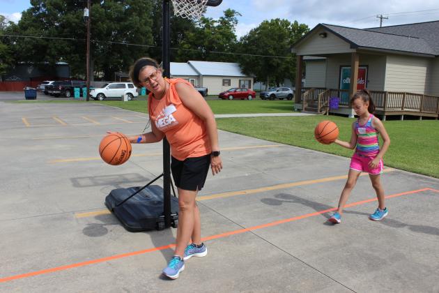 Good Vibes at Our Savior’s Church in Eunice, a Vacation Bible School Mega Sports camp, was held this week from 9 a.m. until noon.  (Photo by Myra Miller)