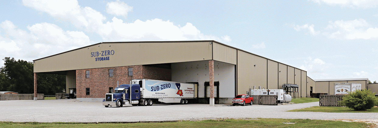 The Sub-Zero Storage facility on U.S. 190 east of Eunice. (Photo by Harlan Kirgan)