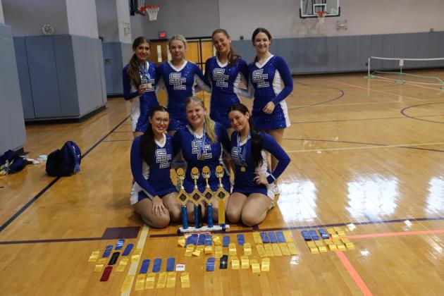 St. Edmund’s Dance Team recently attended UDA (Universal Dance Association) Camp where they performed a home routine and learned several other routines.