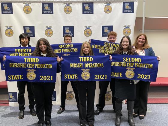 Eunice High FFA win at state convention