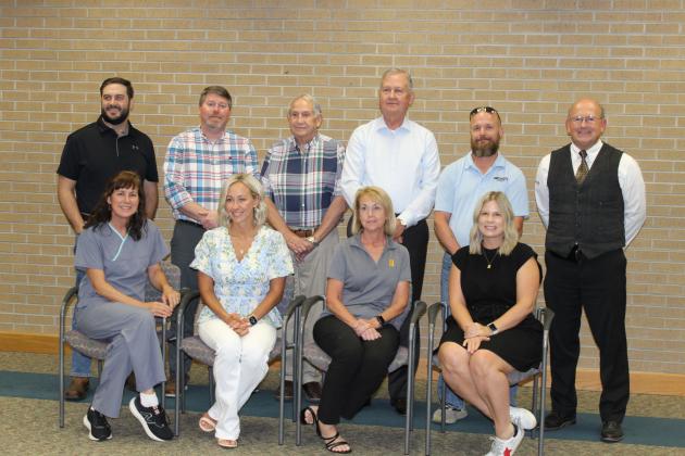 Some of the newest Rotary Club members are, seated, from left, Dr. Kathy Tracy, Kayla Heinen, Debbie Kreswell, and Allie Soileau. In back from left are Joseph LaCombe, Rhett Wimberly, Lowell Reeves, James Tucker, Greg “Stormy” Soileau and Steven Richard.