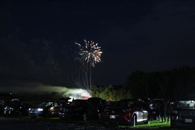Fourth of July fireworks in Eunice