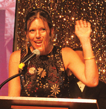 Elise Boutin, Acadia Parish, was awarded the Teacher of the Year at the 18th Annual Cecil J. Picard Educator Excellence Awards Gala. (Photo by Tony Marks/Ville Platte Gazette))