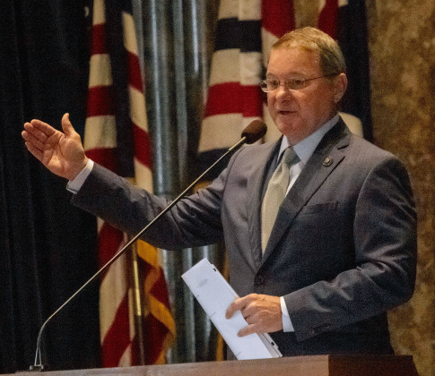Senate President Page Cortez proposed lifting the state spending cap, and the House agreed on Wednesday. (Photo by Francis Dinh/LSU Manship School News Service)