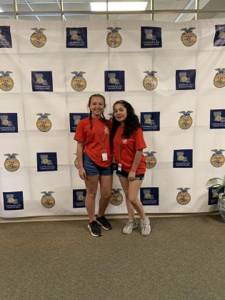 EHS FFA represented at an Ag Leadership training camp