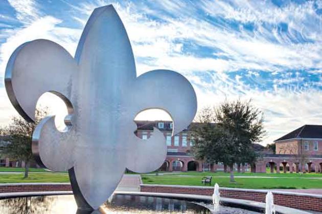 A scene from the UL Lafayette campus. (Photo by Doug Dugas / University of Louisiana at Lafayette)