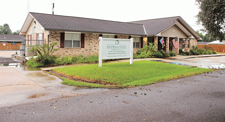 The Eunice Housing Authority office on Mill Street.