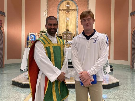 Blake Summerlin and the Rev. Nick Ware