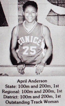 In the late 1980s and early 1990s, Eunice High’s track program was winning state championships behind Ubeja, Jamann and an inductee in the 2024 Athletic Hall of Fame class, April Anderson.