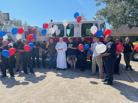 A 911 ceremony was held Sept. 9 at Ardoin’s Funeral Home featuring a barbecue for first-responders