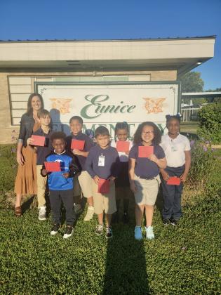Top Math students at Eunice Elementary