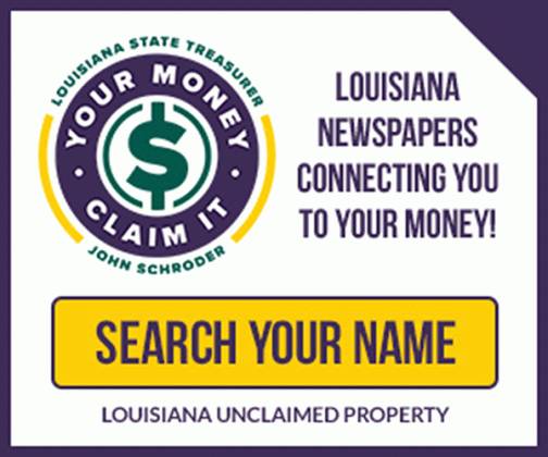 In this week’s  Eunice News, you’ll find a list of parish residents owed money by the state of Louisiana.