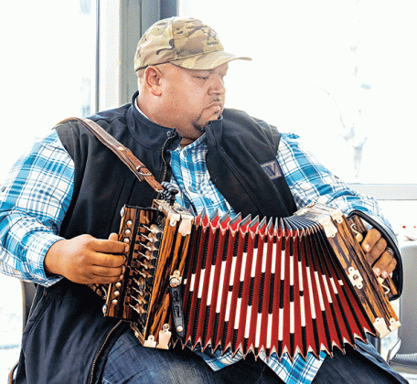 Accordionist Brandon Ledet is to perform at the Zydeco Capital Jam from 1 to 3 p.m. Oct. 14 at the St. Landry Parish Visitor Center, I-49 exit 23, just north of Opelousas. (Submitted photo)