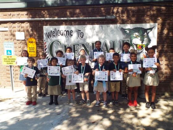 Students of the Month at Glendale selected