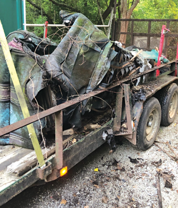 During July, August and September, the Acadia Parish Sheriff’s Office Litter Abatement Crew worked about 18 days each month picking up litter throughout Acadia Parish. The crew picked up 794 bags of trash and 199 tires. They also removed seven discarded sacks of crawfish, a swimming pool, three couches, six mattresses and numerous other items that werethrown alongside parish roads. The program is in partnership with the Acadia Parish Police Jury. (Submitted photo)