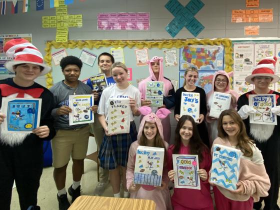 To wrap up St. Edmund homecoming week instead of making cereal box themed floats for the parade students in Chassidy Bruce’s Algebra I class had to create and make  their own cereal box. T