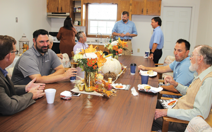 The Eunice Chamber of Commerce held a Business over Breakfast Tuesday morning where Eunice business people met and enjoyed coffee and a light breakfast.