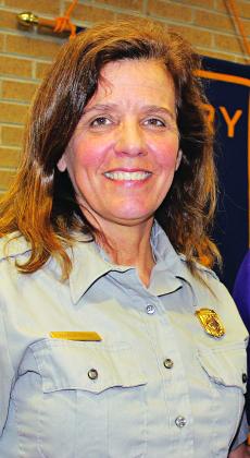 Angela Rathle, supervisory National Park Service ranger. (Photo by Myra Miller)