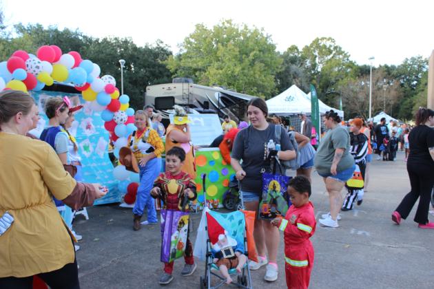 Large crowds attended the fourth annual Trunk or Treat held at LSUE