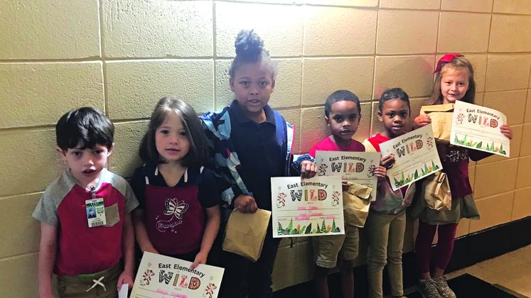 East kindergarteners receive Best Behavior certificates