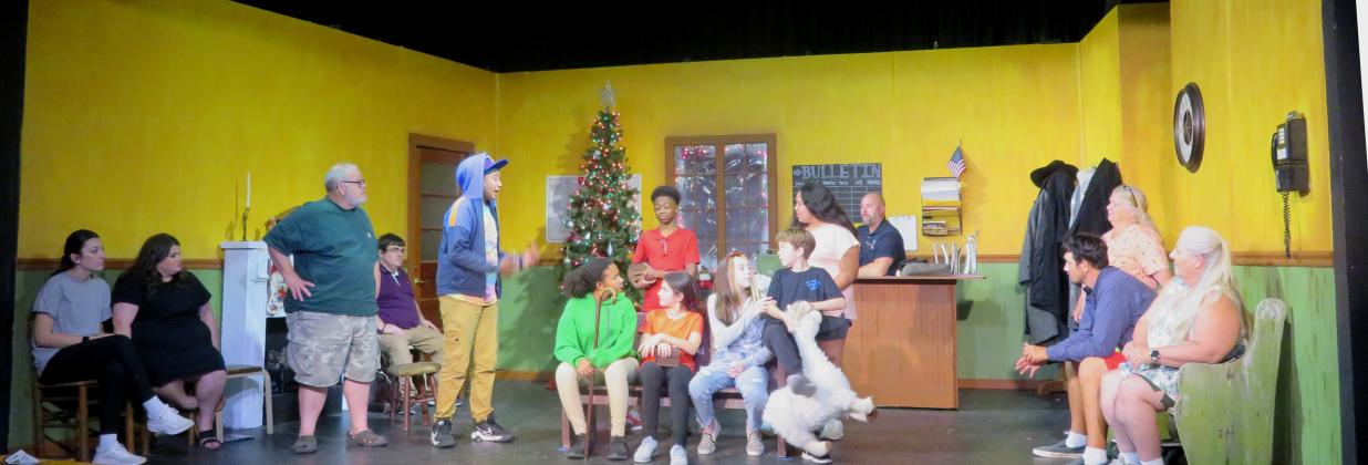 The cast of Eunice Players’ Theatre’s newest play ‘A Candle In The Window’ rehearse for the opening date set for Nov. 11. Performances are at 7 p.m. from Nov. 11, 12, 13, 18, 19, 20. A Sunday matinee is set for 2 p.m. Nov. 14. Season ticket holders can make reservations and Season tickets that have “2020 Season” on them will be honored The cast includes Preslea Laird, Allison Reed, Kevin Miller, Josh Faulkner, Waylon Carmouche, Kylan Stevens, Madeline Pitre, Liana Reed, Michael Reed, Makadein Guidry, Dashae