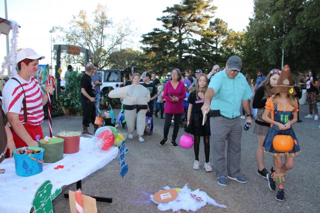 Crowds gathered at Trunk or Treat held at LSUE