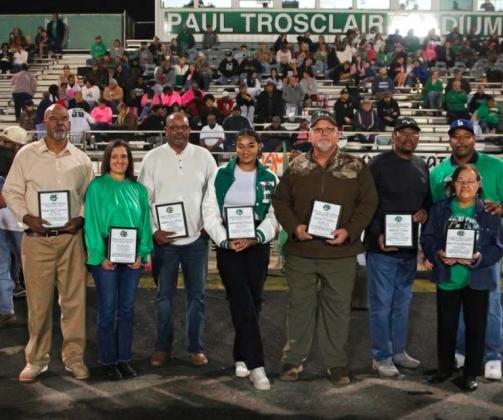 New members of the Eunice High Sports Hall of Fame were inducted last Friday.