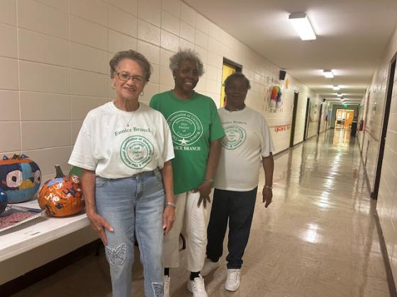 from left, are Betty Jordan, Carolyn Baldwin and Denise Antoine. (Submitted photos)