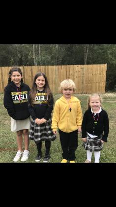 Eagles of the Month at Eunice Christian Academy
