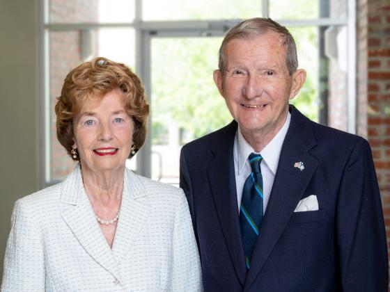 The 2021 Leaders in Philanthropy Award honorees for Acadia Parish are Dr. Cason and Isabella L. de la Houssaye. (Submitted photo)