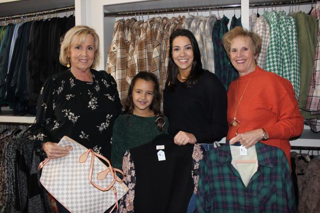 Shoppers at Sweet &amp; Sassy on Saturday during the annual Noel on the Prairie