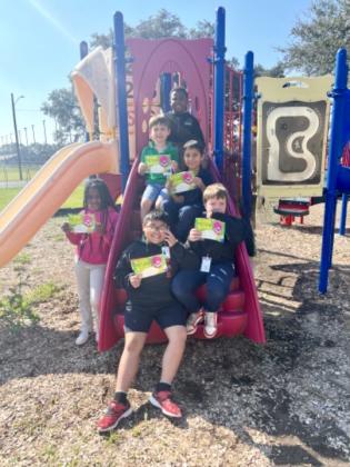 Top AR students at Eunice Elementary