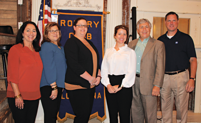 The Rotary Club nominated and elected its new board members. From left, are Michelle DeRouen, Carrie Lawson, Erika Fontenot, Kitty Jo Deshotel, Jacque Pucheu and Dwight Jodon. Not pictured are Donnie Richard and Ellis Daigle.