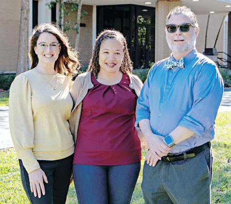 From left, are Bridget Thibodeaux, Dr. Summer Ford and Dr. Robert Jones II.  (Submitted photo)
