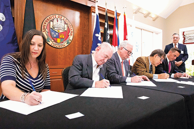 LAFAYETTE — The University of Louisiana at Lafayette and a Belgian university signed a memorandum of understanding Tuesday to create a student exchange between the two institutions. UL Lafayette’s new partner: the University of Namur in central Belgium. Namur has been a twin city of Lafayette since the 1970s. Dr. Joseph Savoie, UL Lafayette president, said such exchanges “broaden our connection to the world and enhance the perspective of students and faculty members who participate in them.” “With the partn
