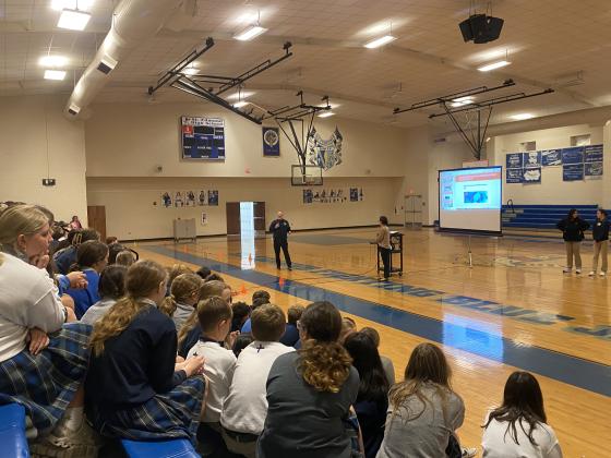 tudents in grades 6-12th received an interactive educational presentation on fentanyl, a drug which is becoming more widespread and problematic in the adolescent population. 