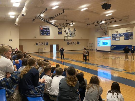 tudents in grades 6-12th received an interactive educational presentation on fentanyl, a drug which is becoming more widespread and problematic in the adolescent population.