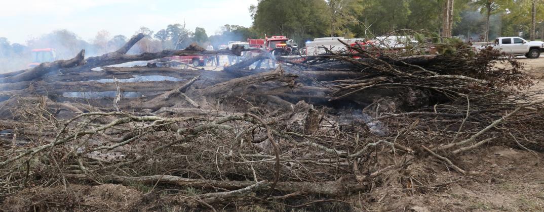 A field fire occurred in an area off of La. 370 and Maggie Lane northwest of Church Point. Dusty Edwards, Richard Volunteer Fire Department chief, said the fire was reported at 11:38 a.m. and was under control by about 2 p.m. About 30 acres was burned when winds spread a brush pile fire. After fire-fighting units and personnel from Eunice to Cankton, and Church Point to Fire District 3 joined in stopping the fire, a bulldozer was called in from E. B. Feucht to complete the job, Edwards said. Edwards caution