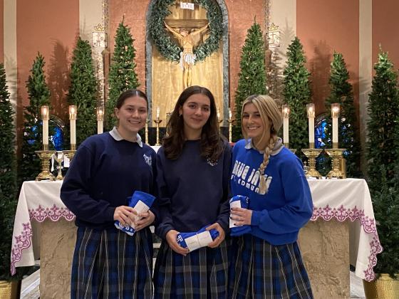 Newest ACT 22+Club members at St. Edmund