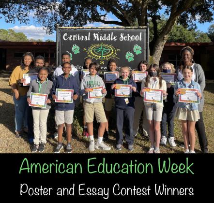 Central Middle poster and essay contest winners named