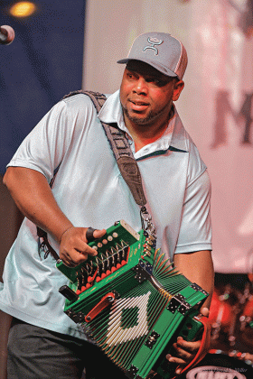 Accordionist Gerard Delafose of Eunice