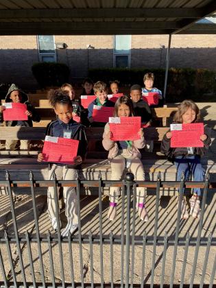 Students of the Month at Eunice Elementary