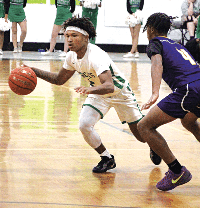 Senior guard Xavier Hebert played a crucial role in the Bobcats’ win over Opelousas Catholic over Tuesday night. He scored 11 points and provided a crucial spark in all aspects of the game.