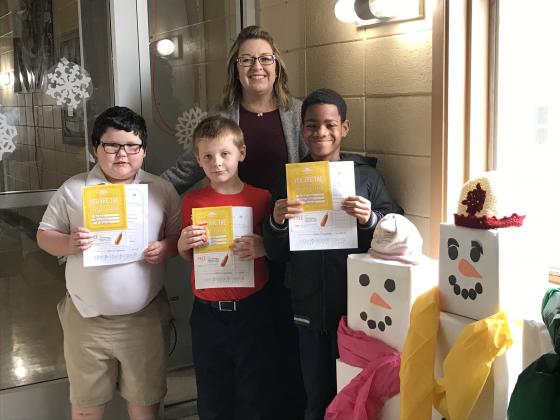 Positive Office Referral students honored at East