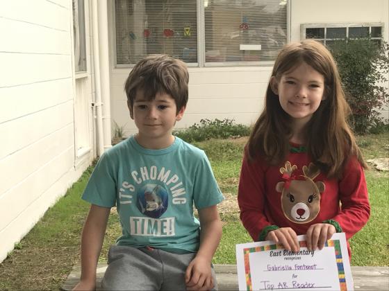 Everette Richard and Gabriella Fontenot were honored at East