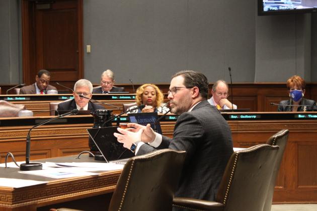 Rep. Barry Ivey, R-Central, proposed a redistricting bill that would create a second majority-minority district for the Louisiana Supreme Court. (Photo 2 by Alex Tirado/LSU Manship School News Service )