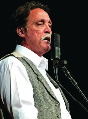 Barry Ancelet at the Liberty Theater in 2009. (Photo by David Simpson)