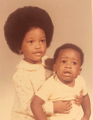 Andrea Grant, left, and Milton Scott Jr., right, continue to experience the trauma of not having their father, Milton Scott. (Photo courtesy Scott Family)